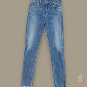 Citizens of Humanity Rocket High Rise Skinny Jeans 28 Full Length Distressed